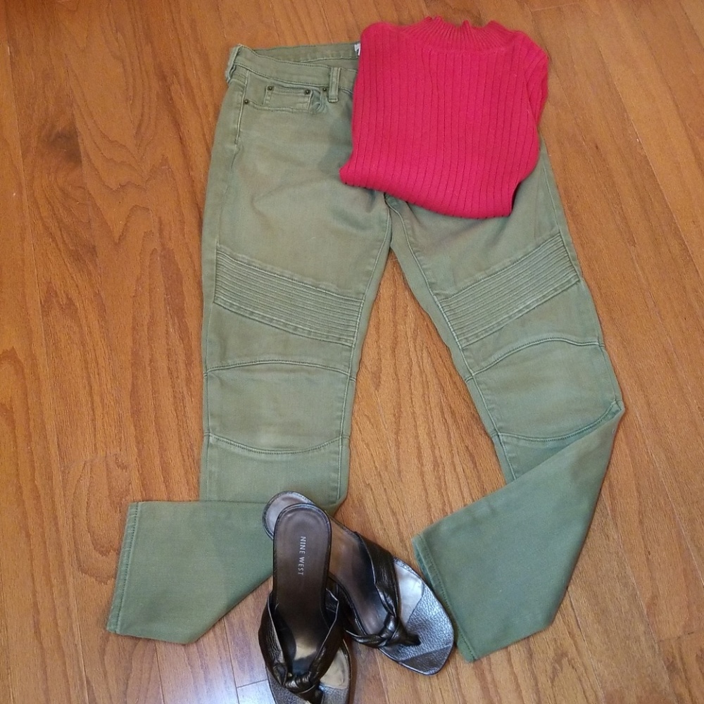J Crew Factory stretch straight leg jeans - Picture 1 of 8